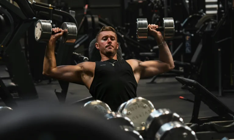 สร้างกล้ามเนื้อและเผาผลาญไขมันด้วยการออกกำลังกายแบบเต็มรูปแบบโดยใช้ดัมเบล